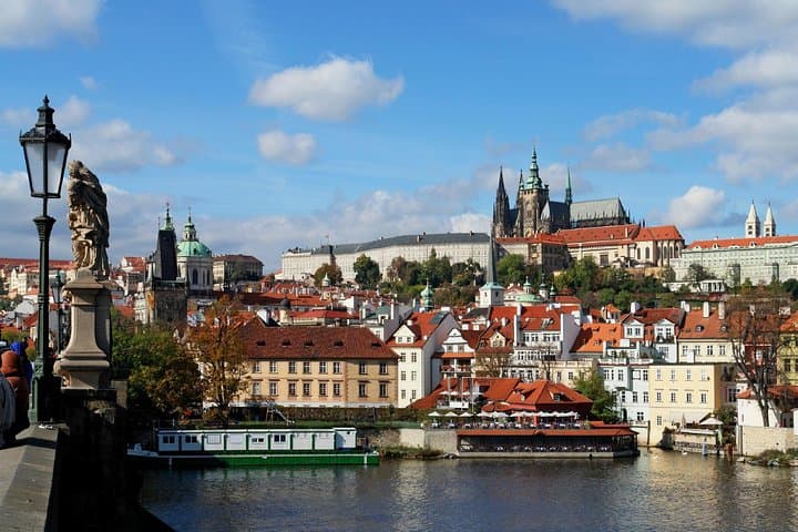 View of the Prague Castle from Charles Bridge