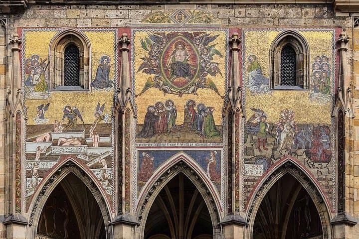 The Last Supper Mosaic in St. Vitus Cathedral