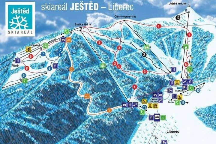FULL DAY Skiing & Snowboarding Small Group Tour From Prague (lessons included)