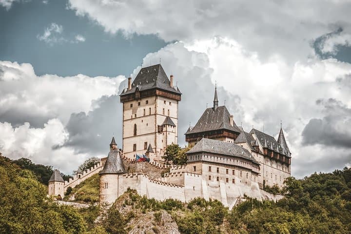Karlstejn castle countryside