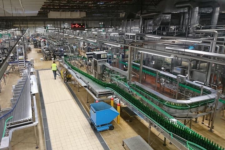 ... the bottling plant ...