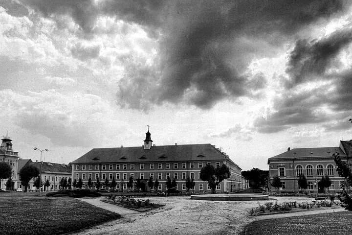 Terezin Nazi camp - central square
