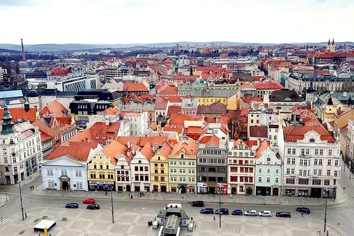 Pilsen city view