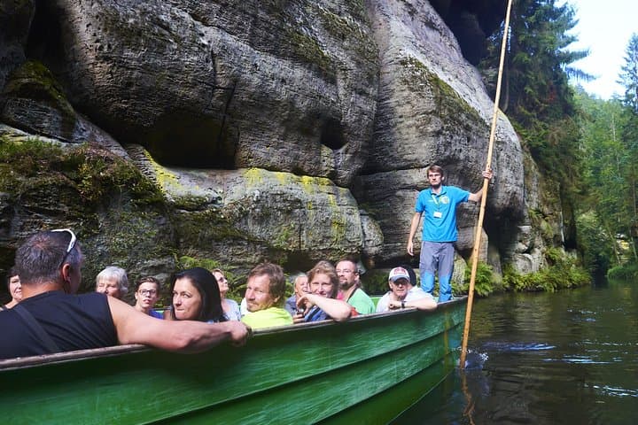 cruise on the Kamenice river