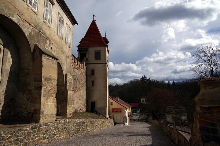 Krivoklat castle exteriors