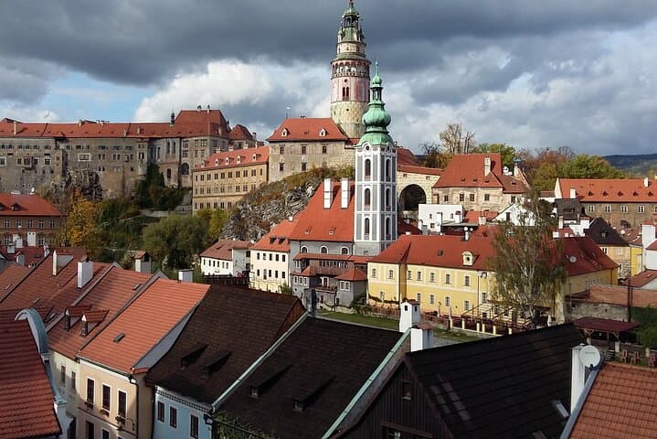 Cesky Krumlov Castle view