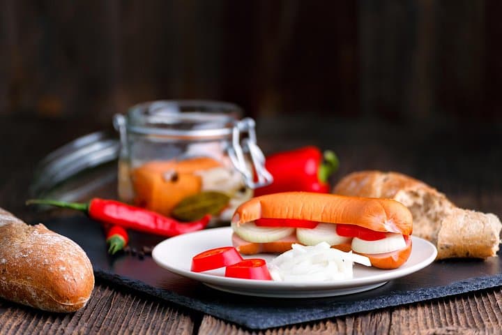 Pickled sausage