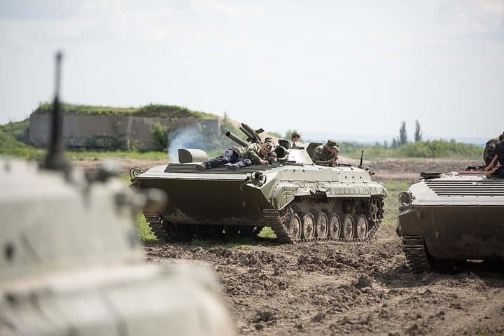 BMP tank driving experience Prague