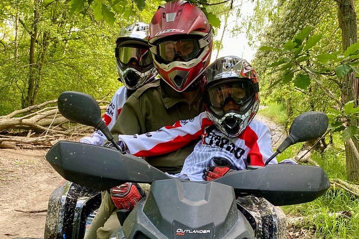 Quad ride adventure for families with kids Prague