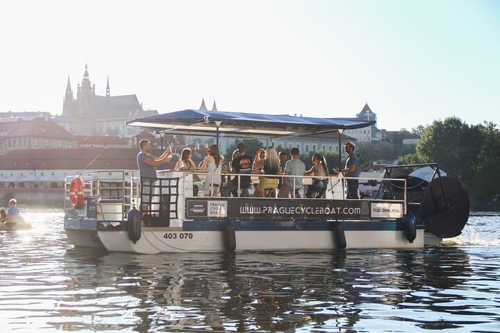 Prague Cycle Boat - The Swimming Beer Bike