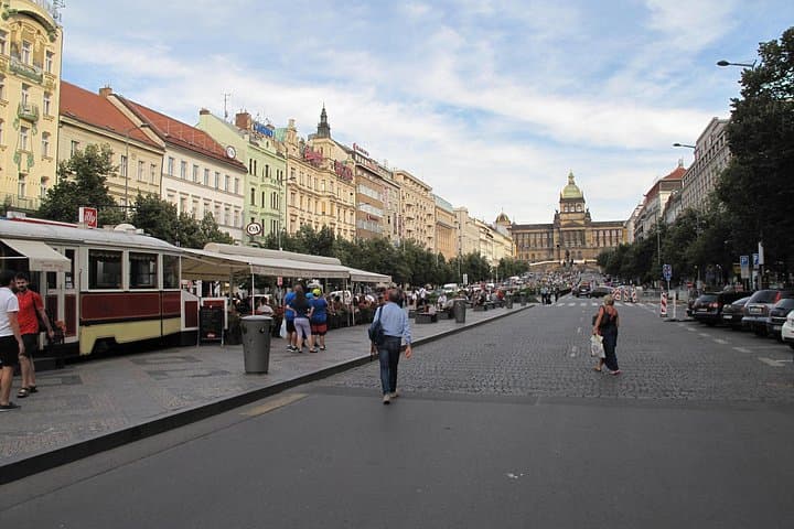 Wenceslas square - important square where major events happened