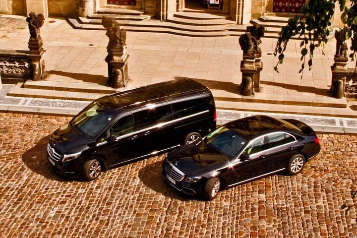 Private Transfer: Prague to Dresden | in a Mercedes Benz