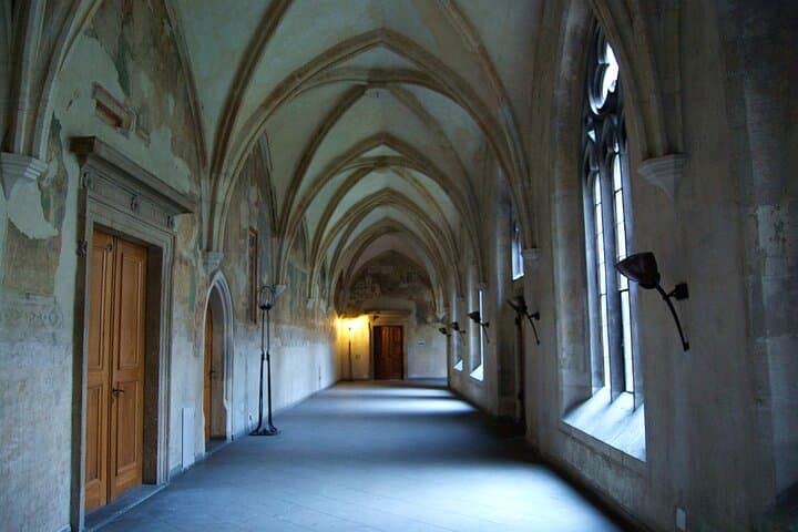 Emmaus Monastery with original medieval frescoes