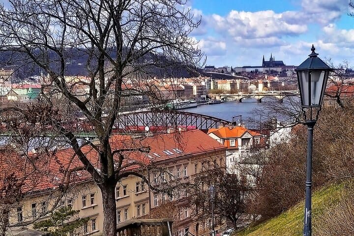 Prague Castle. View from Vyšehrad.