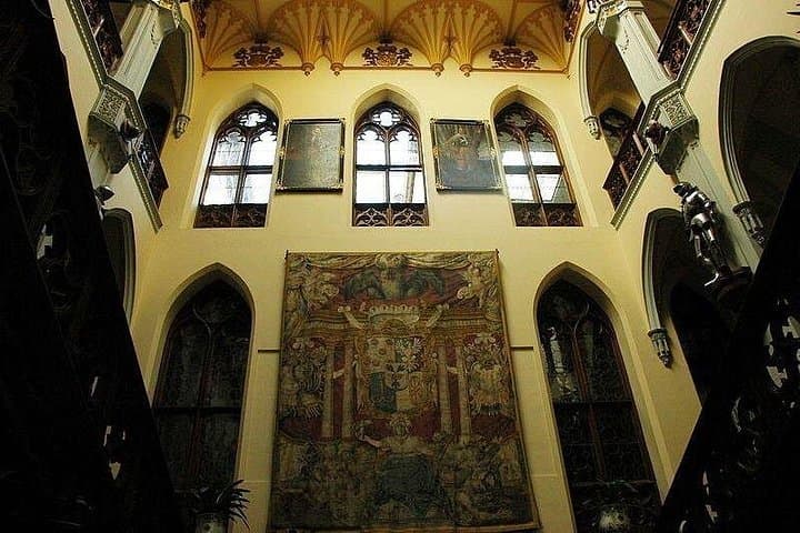 Hluboká Castle - the entrace hall