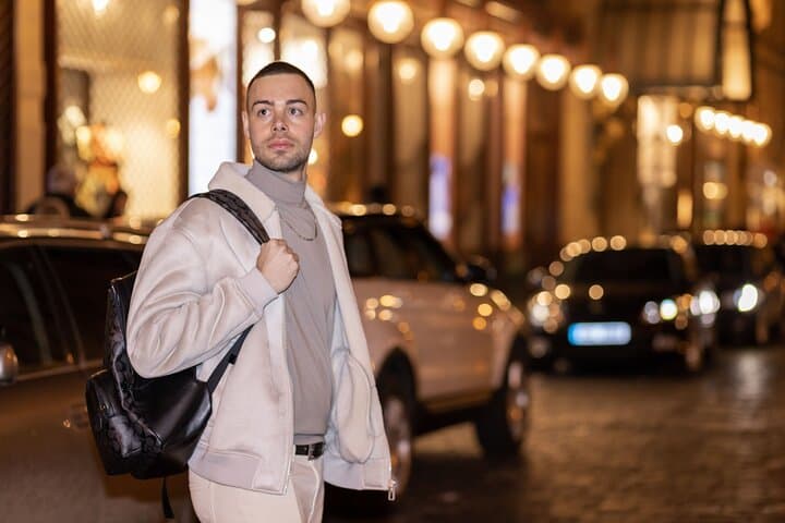 Private Night Lights Photoshoot in Prague