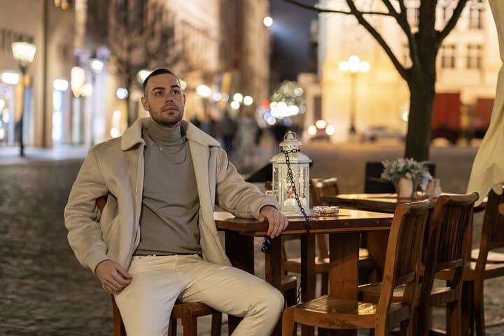 Private Night Lights Photoshoot in Prague