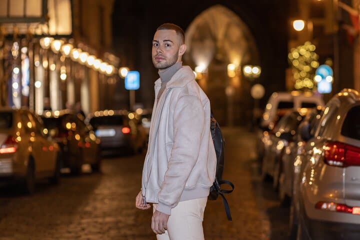 Private Night Lights Photoshoot in Prague