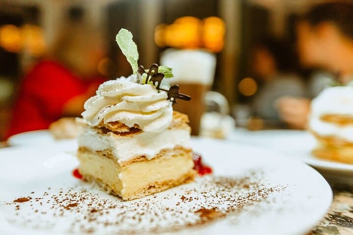 End the tour on a sweet note – indulging in Prague’s signature desserts at a historic café