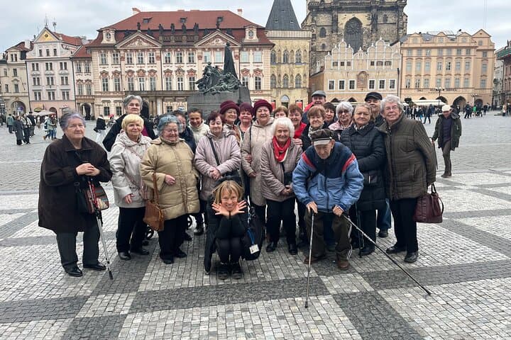 Seniors appreciate the short Prague tours with PersonalPragueGuide.