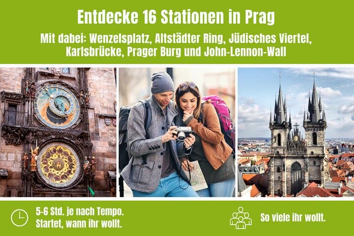 City game scavenger hunt Prague - independent city tour I discovery tour