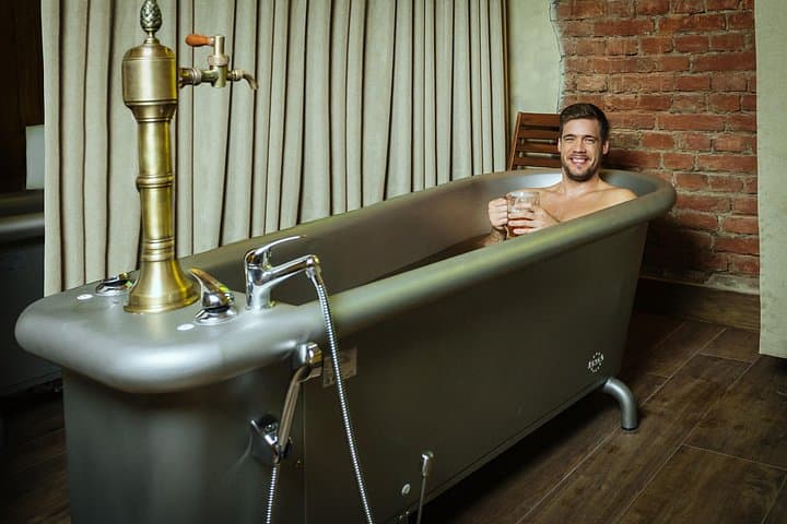 Beer Spa and Salt Cave in Prague (single bath)