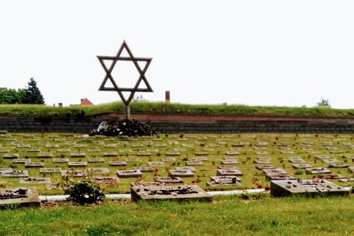 Terezin - the national cemetery in front of the Small Fortress