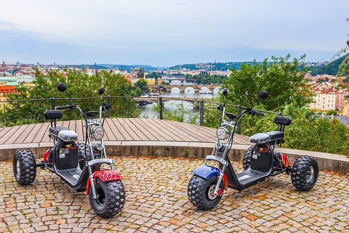 Electric Trike Tour in Prague - City Sightseeing & Fun Riding