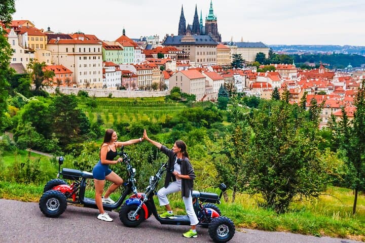 Electric Trike Tour in Prague - City Sightseeing & Fun Riding