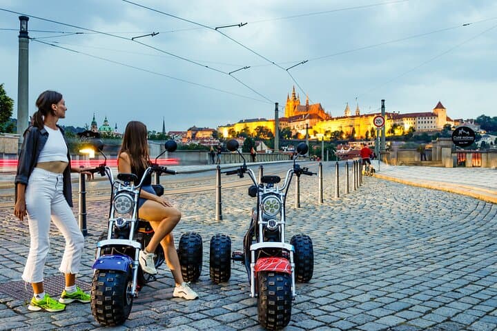 Electric Trike Tour in Prague - City Sightseeing & Fun Riding
