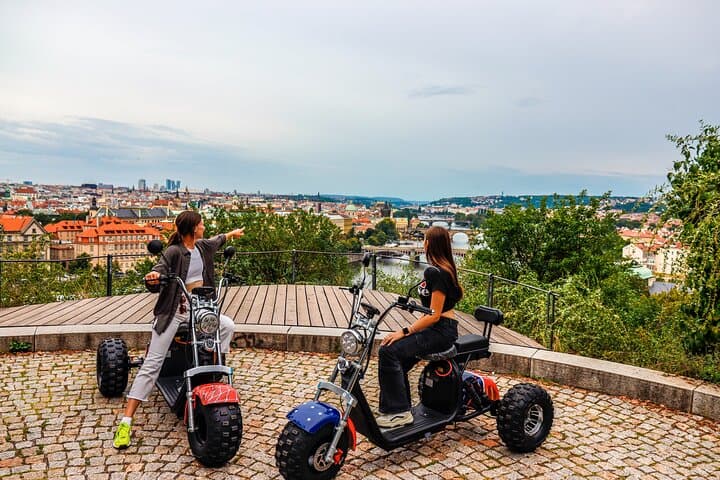 Electric Trike Tour in Prague - City Sightseeing & Fun Riding