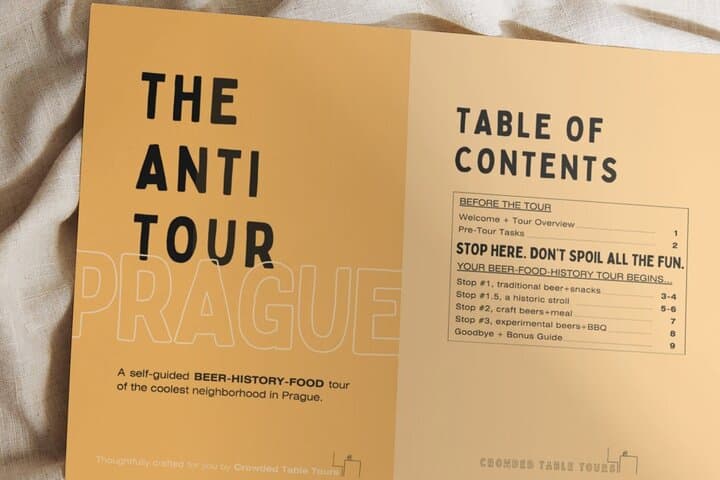 Anti Tour Prague - Self Guided Beer and Food Tour