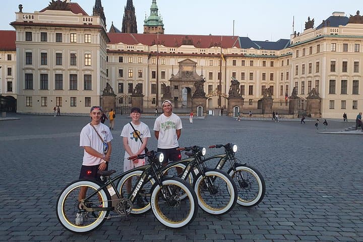 Grand City Tour of Prague on Retro Styled E-Bike
