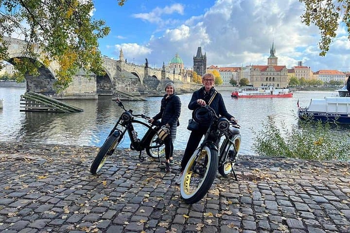 Grand City Tour of Prague on Retro Styled E-Bike