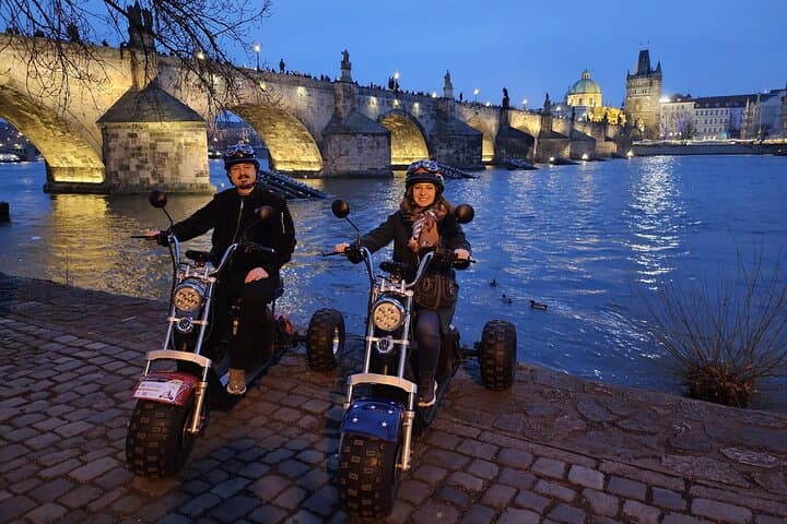 Electric Trike Tour in Prague - City Sightseeing & Fun Riding