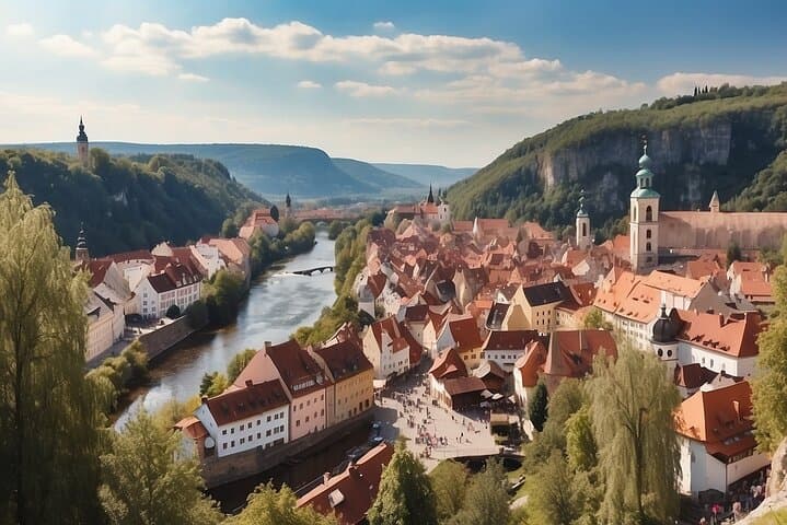 Full Day in Cesky Krumlov from Prague in English with Local