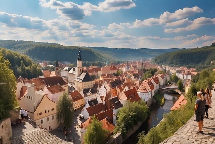 Private Transfer from Prague to Passau with 2h in Cesky Krumlov