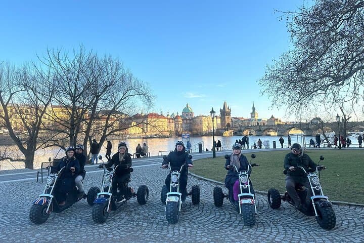 Electric Trike Tour in Prague - City Sightseeing & Fun Riding