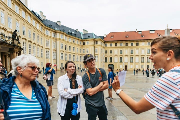 Prague Grand City Tour with Bus,Castle exteriors and River Cruise