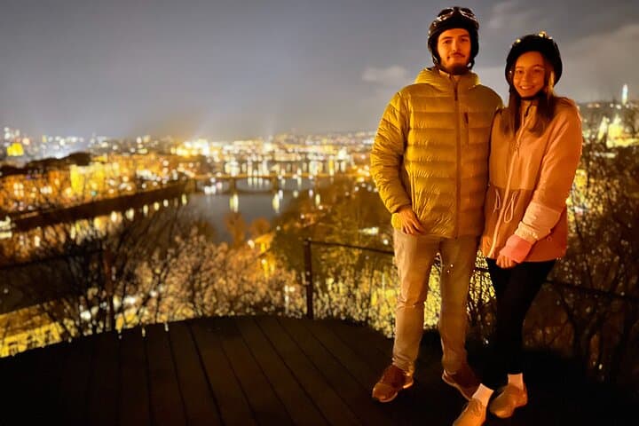 Retro Style E-Bike Night Tour in Prague - Live Guided