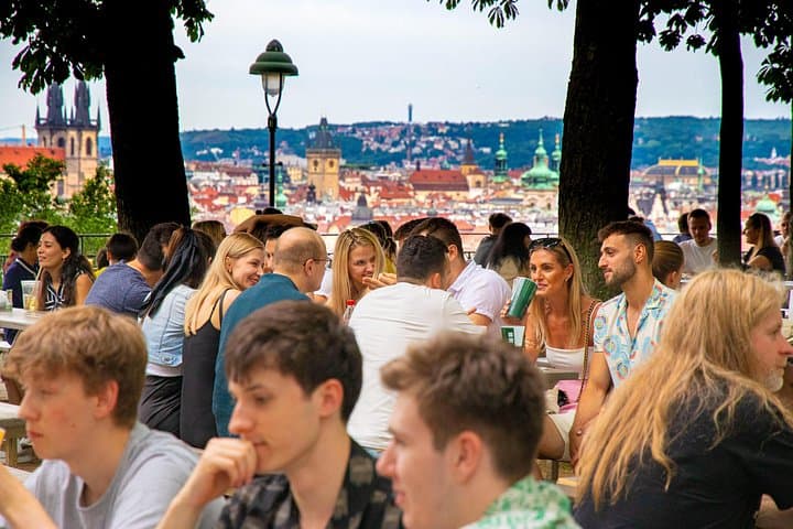 Sunny Beer garden tour