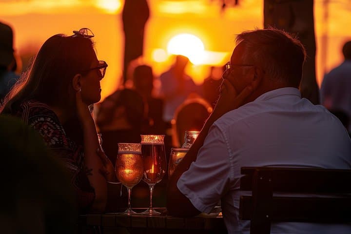 Sunny Beer garden tour