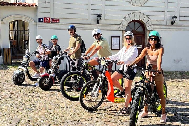 Prague Panoramic Views e-bike and e-Scooter guided Tour
