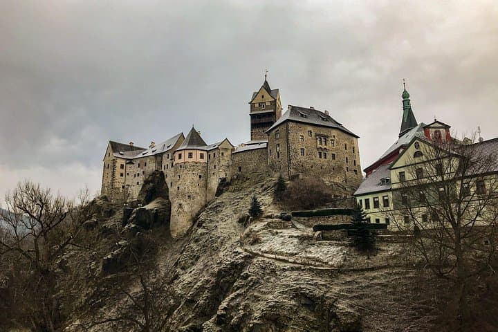 Town Karlovy Vary UNESCO and Loket Castle Full Day Private Tour