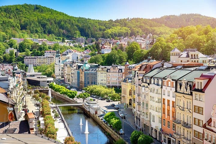 Town Karlovy Vary UNESCO and Loket Castle Full Day Private Tour