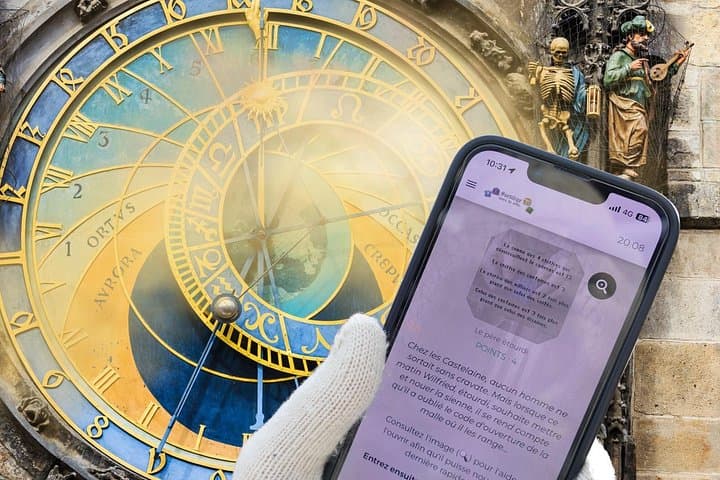 Prague Clock magic escape game outdoor
