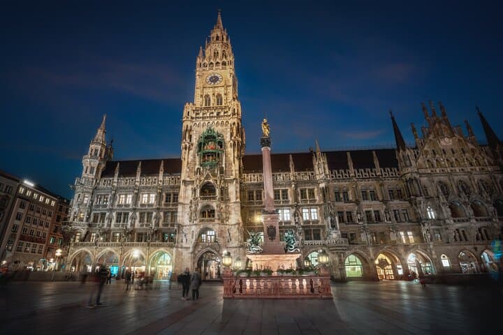 The New Town Hall in Munich.