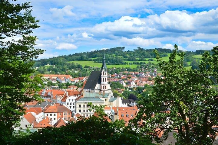 Overview of Cesky Krumlov