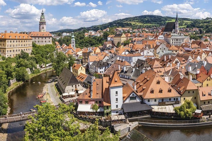medieval Cesky Krumlov