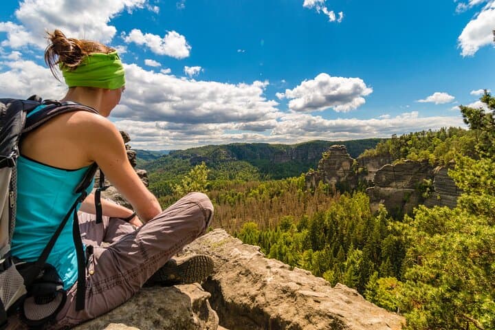 Stunning Views of Bohemian Switzerland: Gate, Tisa Rocks, Bastei